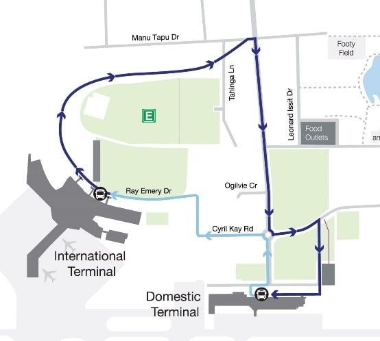 Auckland airport bus route